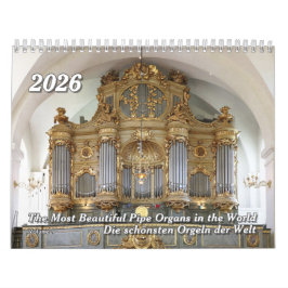 Pipe Organ Calendar 2026 Kalender