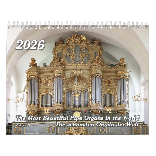 Pipe Organ Calendar 2026 Kalender (Omslag)