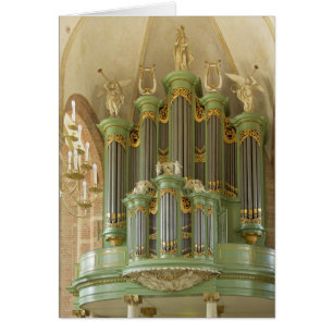 Pipe organ, Deventer, Nederländerna Hälsningskort