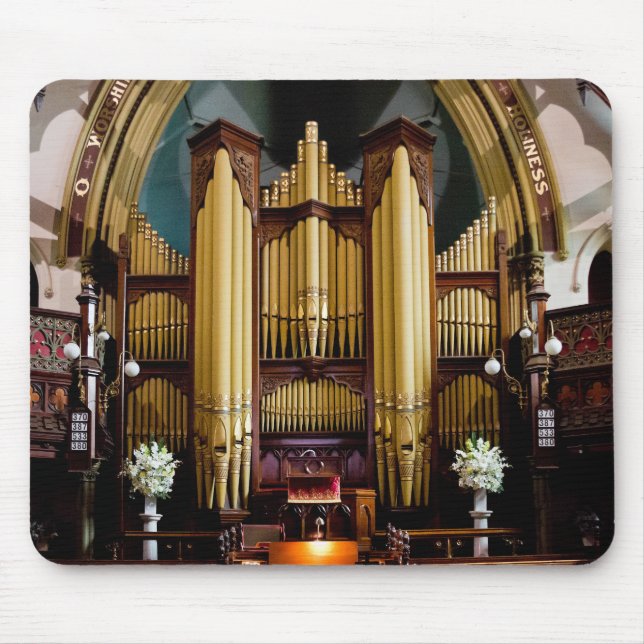 Pipe-organ i staden Kent, Adelaide, SydAustralien Musmatta (Framsidan)