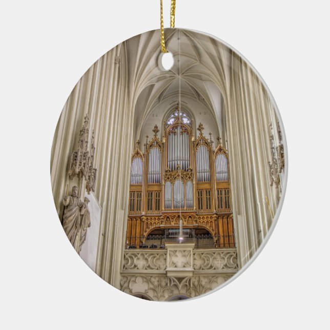 Pipe Organ Maria Am Gestade Julgransprydnad Keramik (Vänster)