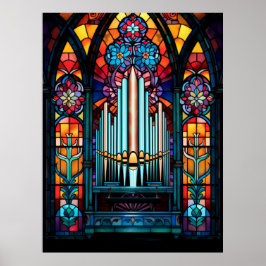 Pipe Organ Poster