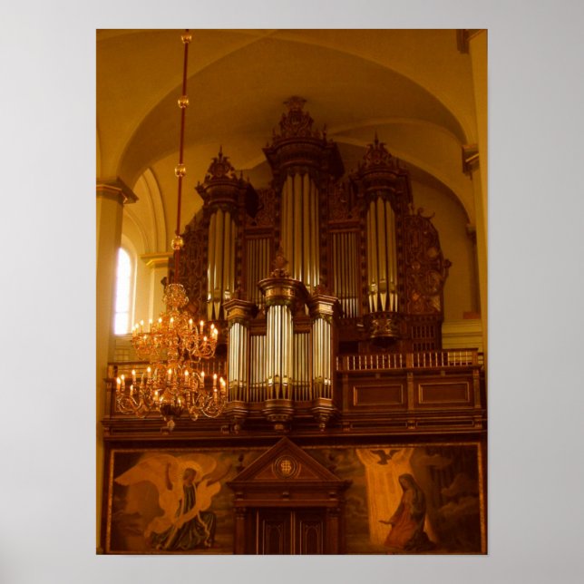 Pipe Organ poster utskrift (Framsidan)