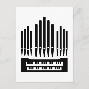 Pipe Organ Vykort