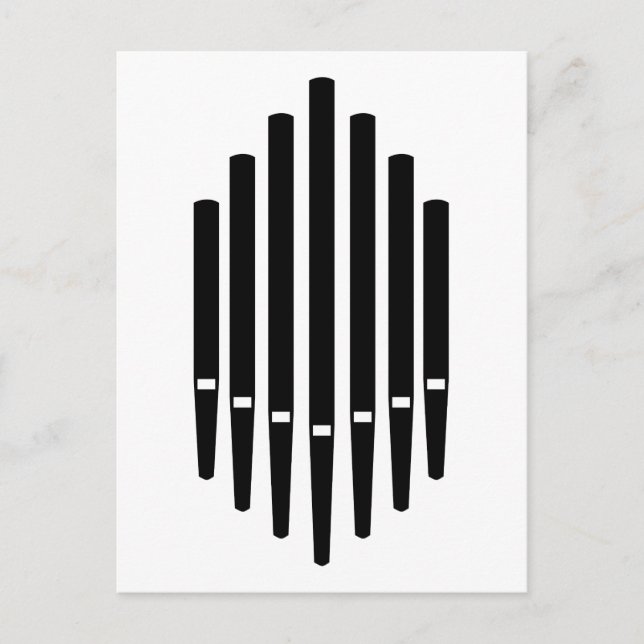 Pipe Organ Vykort (Framsida)