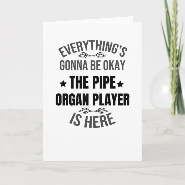 Pipe organdongåvor| Presentationer av Pipe Organ P Kort (Framsida)