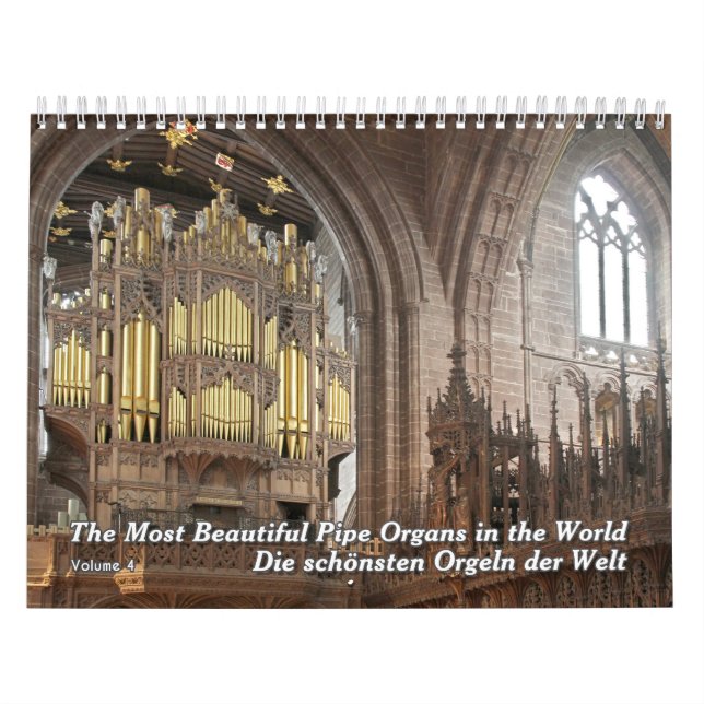 Pipe Organs skönhet - en organkalender Kalender (Omslag)