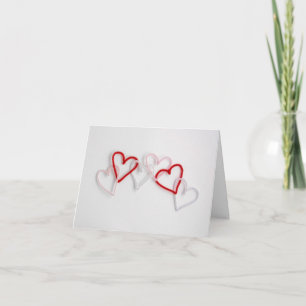 Pipe-rengörare Hearts Valentine Day Card Kort