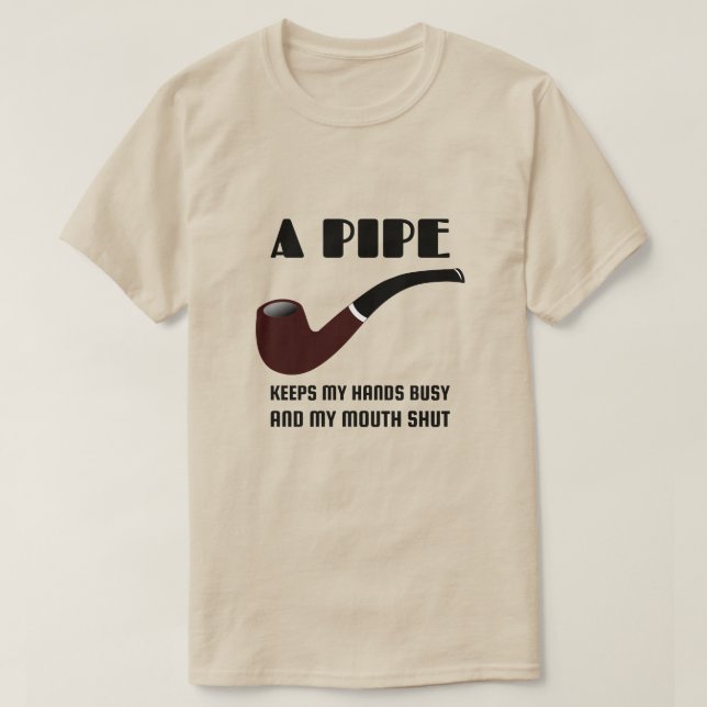 Pipe Smokers Funny Quote Tröja (Design framsida)