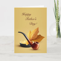 Pipe Tobacco Fars dag Photo Greeting Card