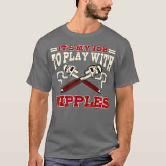 Pipefitter Gifts Funny Plumber Plumbing I Play T Shirt