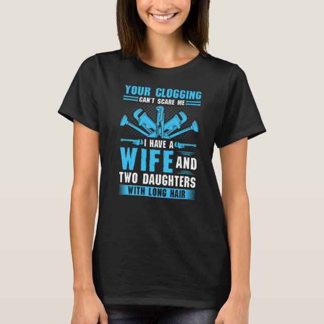 Pipefitter Plumwing Pappa Quote, Lubber Premi T Shirt (Framsida)