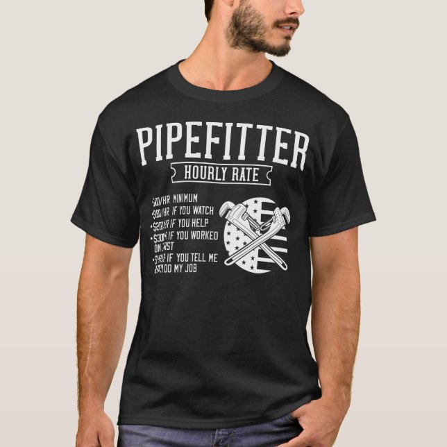 Pipefitter Steamfitter Plumber Förenta staterna Fl T Shirt (Framsida)