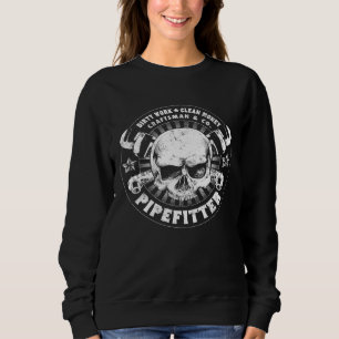 Pipefitter Steamfitter Skull och grenben T Shirt