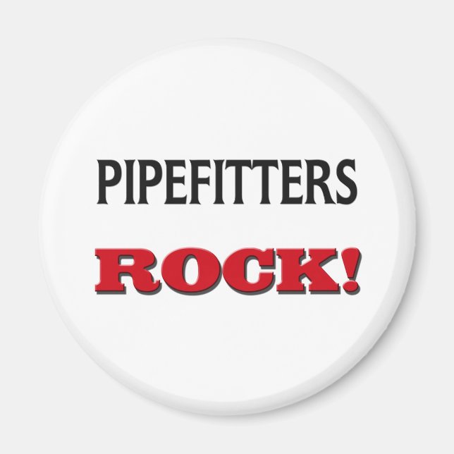 Pipefitters Sten Magnet (Framsidan)