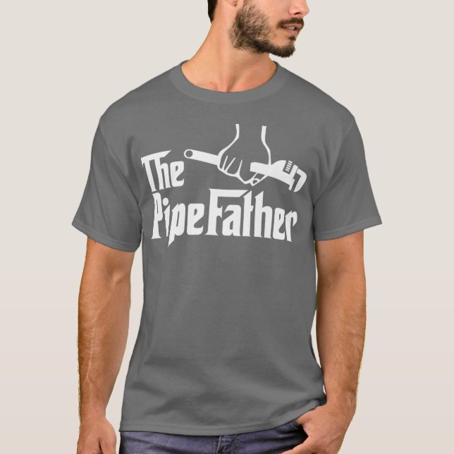 Pipeftan Plumber Funny Plumberingsgåva T Shirt (Framsida)