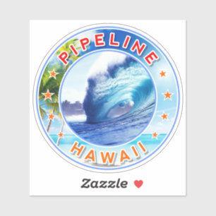 Pipeline, Hawaii Klistermärken