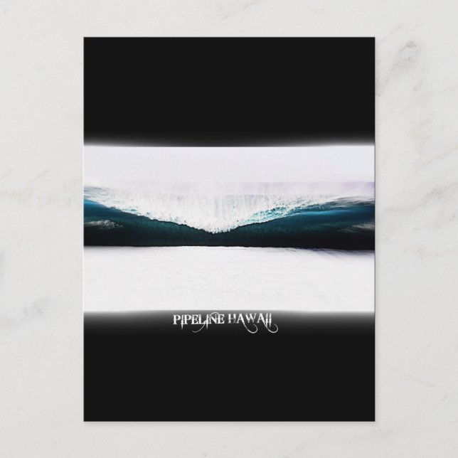 Pipeline Hawaii Vykort (Framsida)