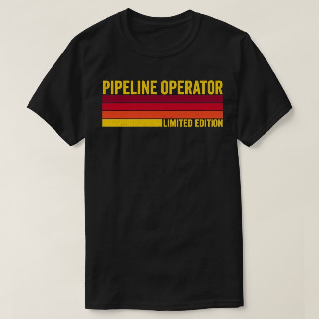 Pipeline operator t shirt (Design framsida)