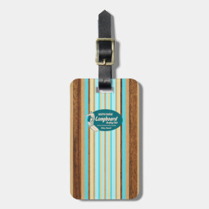 Pipeline Surfboard Hawaiian Luggage Taggs Bagagebricka