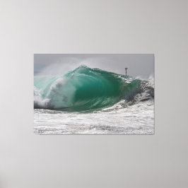 Pipeline WEDGE, Newport Beach 🌊 Canvastryck