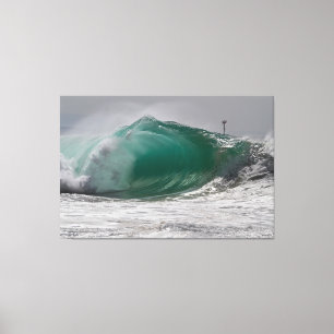 Pipeline WEDGE, Newport Beach 🌊 Canvastryck