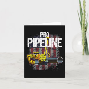 Pipeline Welders USA flagga Side Boom Pipe Trump G Kort