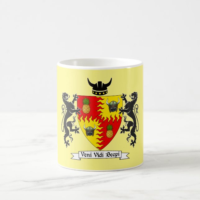 Pipens Jacka om Arm "Jag kom, såg, blev jag upprör Kaffemugg (Center)