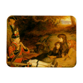 Piper (av John Everett Millais) Magnet