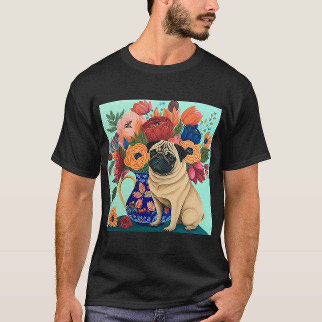 Piper Mopsen T Shirt (Framsida)