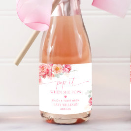 Piper Peony Blommigt Baby Shower Pop it it