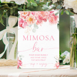 Piper Peony Blommigt Mimosa Pub Poster