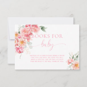 Piper Peony Böcker för bebis beställningskort Inbjudningar