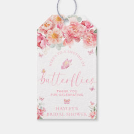 Piper Peony Butterfly Möhippa Favor Presentetikett