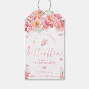 Piper Peony Butterfly Möhippa Favor Presentetikett