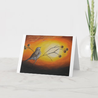 Piper vid Grinden Dawn - Blank Hälsning Ca Kort