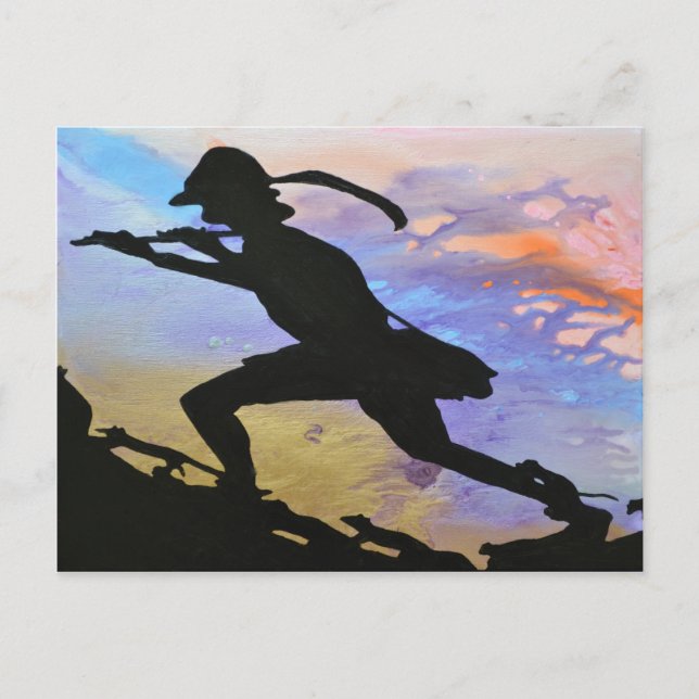 Piper vid Grinden Dawn Vykort (Framsida)