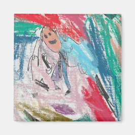 Piper's self portraitPiper's självporträtt Magnet