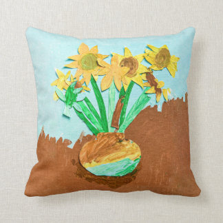 Piper's VanGogh inspirerade solblommor Dekorativ k Kudde