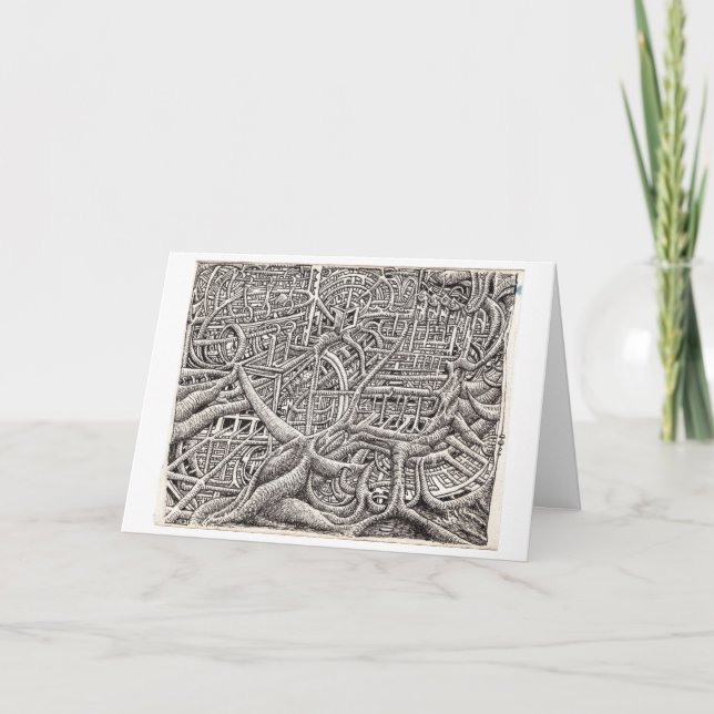 Pipescape, av Brian Benson Card Kort (Framsida)