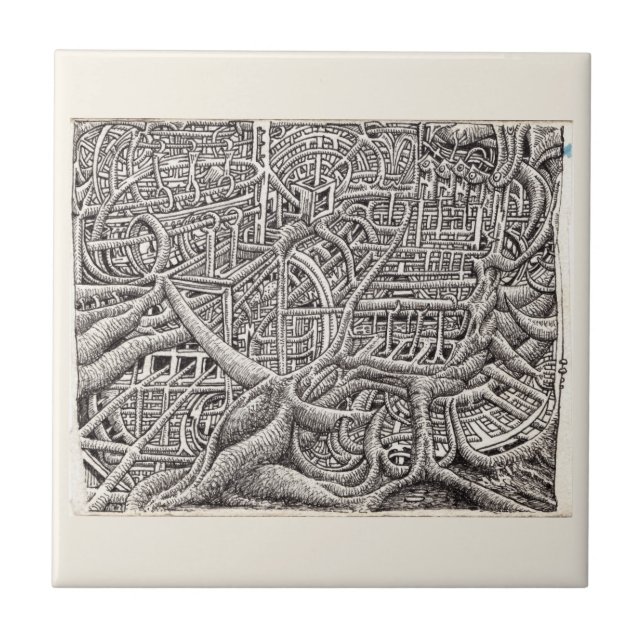 Pipescape, av Brian Benson Kakelplatta (Framsidan)