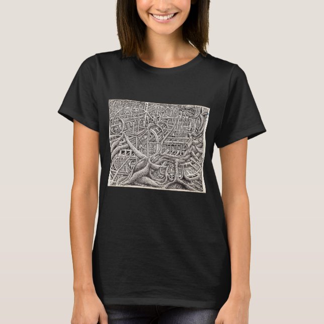 Pipescape, av Brian Benson Tee Shirt (Framsida)