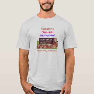 Pipestone medborgaremonument tee shirt