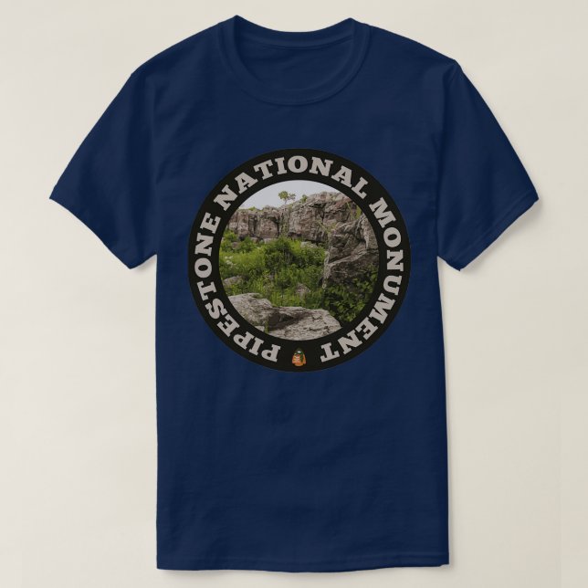 Pipestone National Monument Circle T Shirt (Design framsida)
