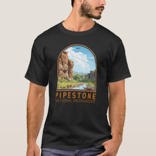 Pipestone National Monument Minnesota Travel Art T Shirt