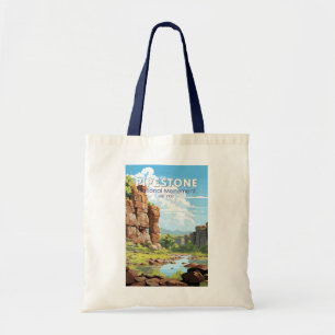Pipestone National Monument Minnesota Travel Art Tygkasse