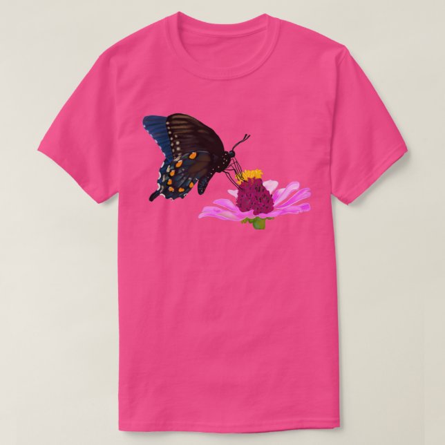 Pipevine Swallowtail Butterfly 1 T Shirt (Design framsida)