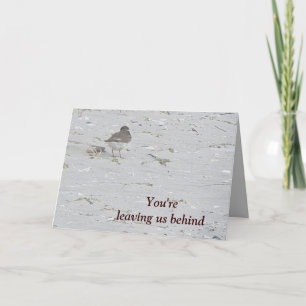 Piping Plover Bra-bye from Group Card Kort