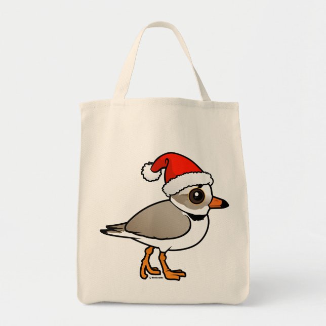 Piping Plover Santa Tygkasse (Framsidan)