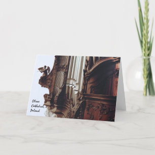 Piporgan i Oliwa Cathedral Greeting Card Kort